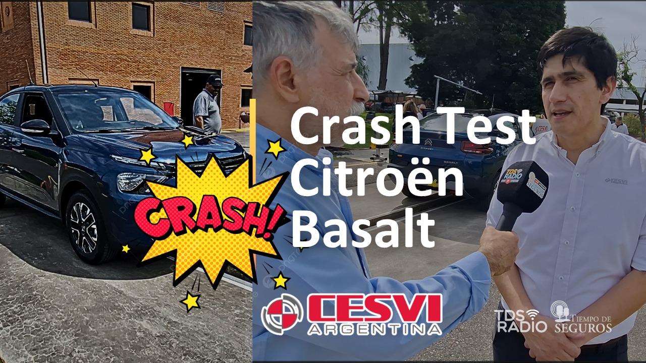 Estuvimos presentes en Cesvi Argentina para asistir a la prueba de impacto del Citroën Basalt. Allí pudimos conversar con Gabriel Farías, para conocer acerca de los detalles de este tipo de pruebas post impacto y del resultado de la misma.